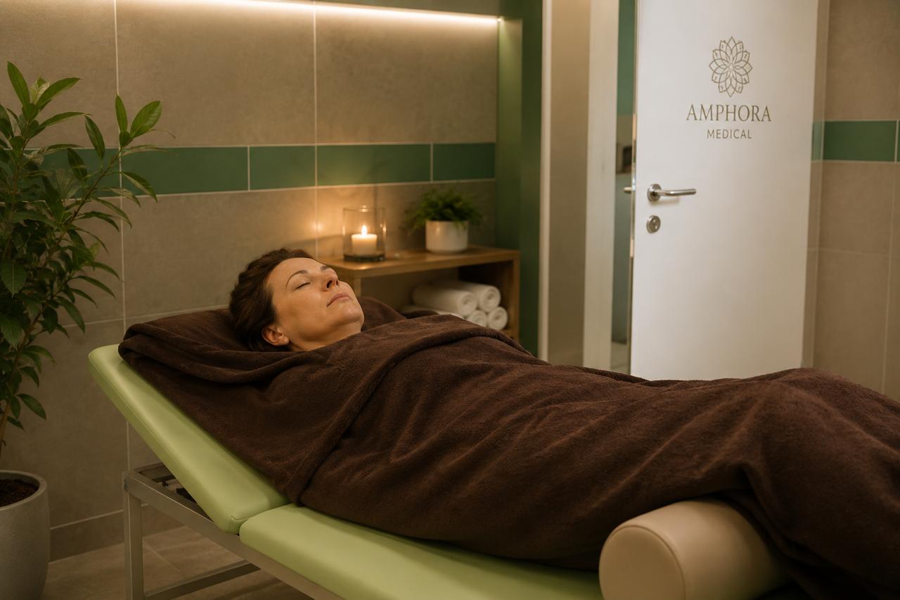 Hévízi iszappakolás az Amphora Medical Hévízben